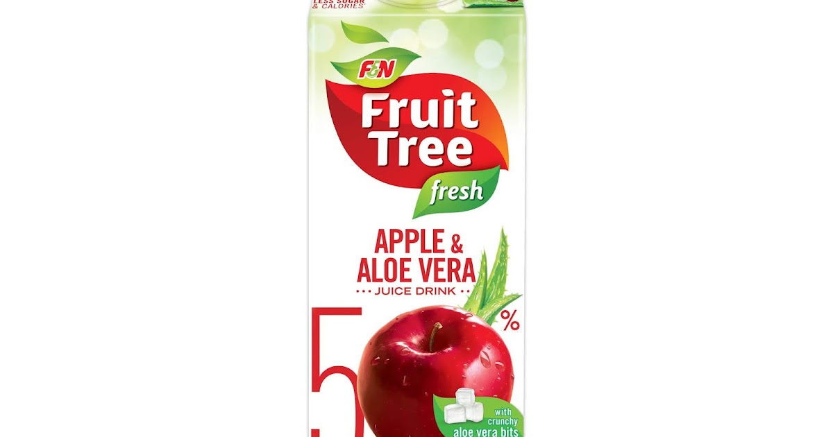 F&N Fruit Tree Fresh Juices - Apple & Aloe Vera and Orange ...