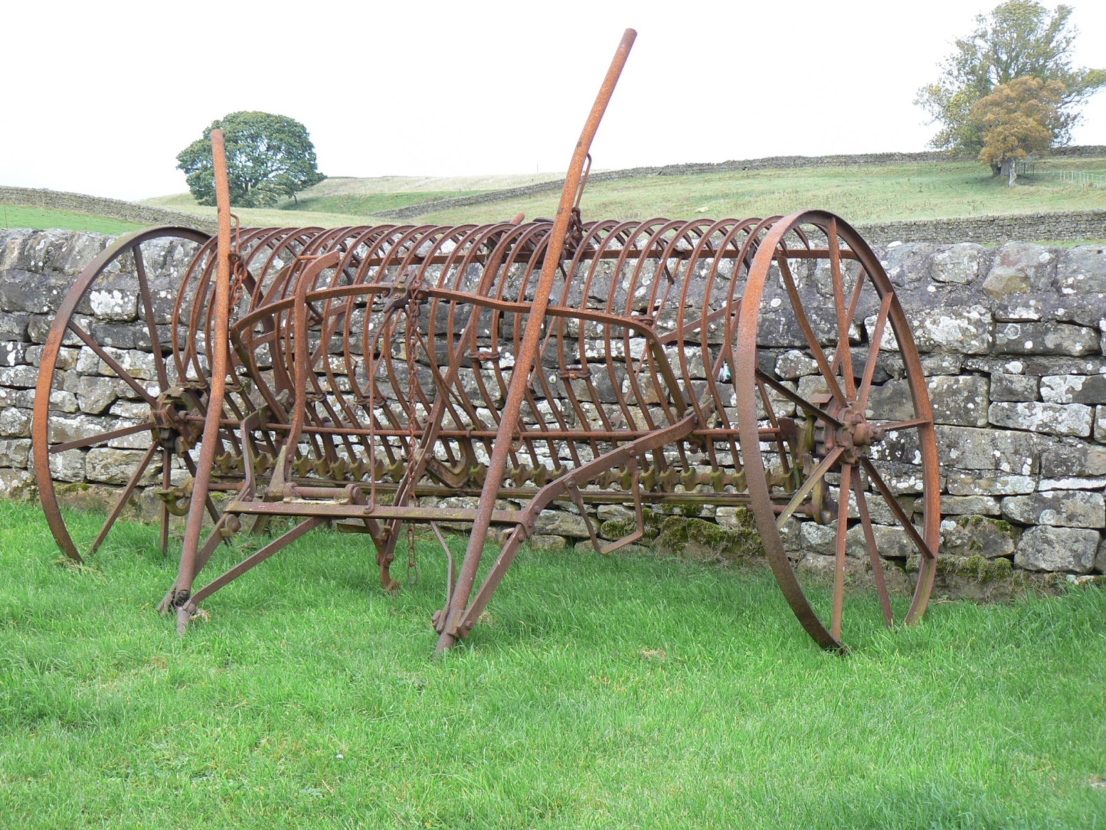 Woolshed 1 Northumberland farming. Village hayfield helpers