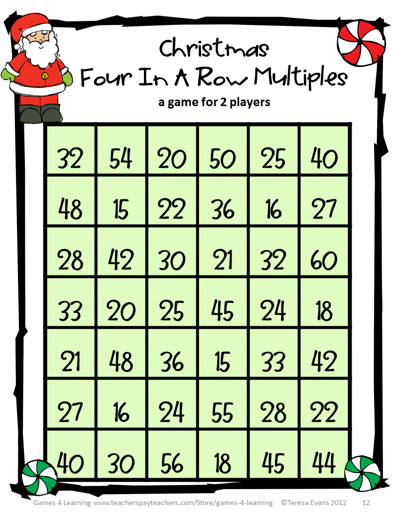 Fun Games 4 Learning: Christmas Math Games