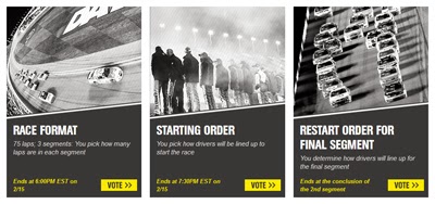 Decide The Rules By Voting For The Sprint Unlimited At Daytona.