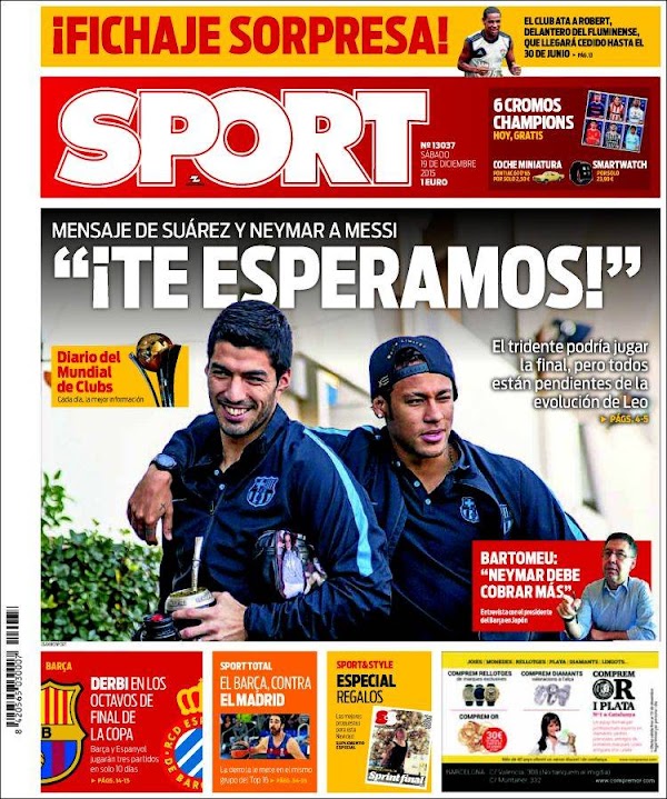 FC Barcelona, Sport: "¡Te esperamos!"