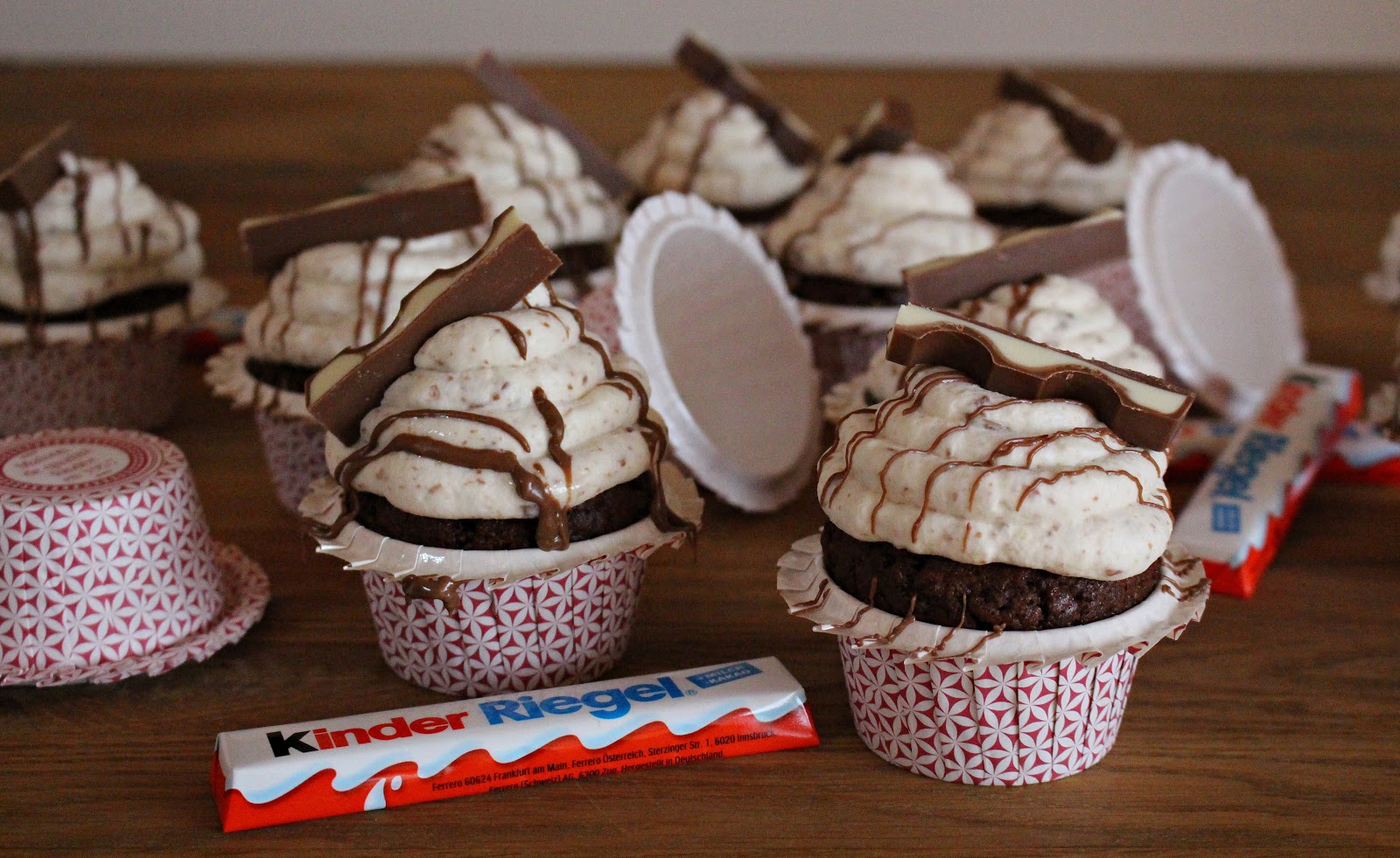 Svenja&amp;#39;s Koch- und Backblog: Kinderschokolade Cupcakes