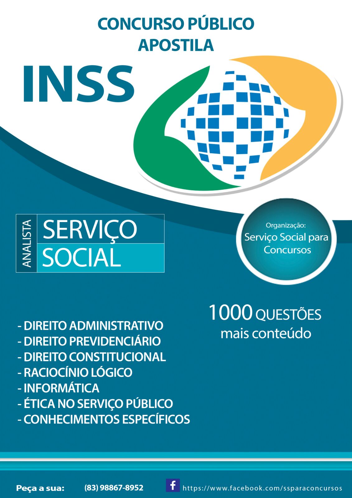 P l a g g i a d o: SIMULADO - ANALISTA INSS - SERVIÇO