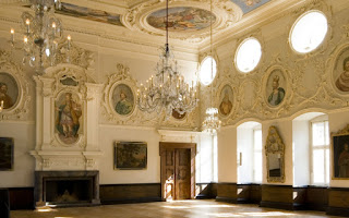 Salón principal del castillo de Corvey Salón principal del castillo de Corvey