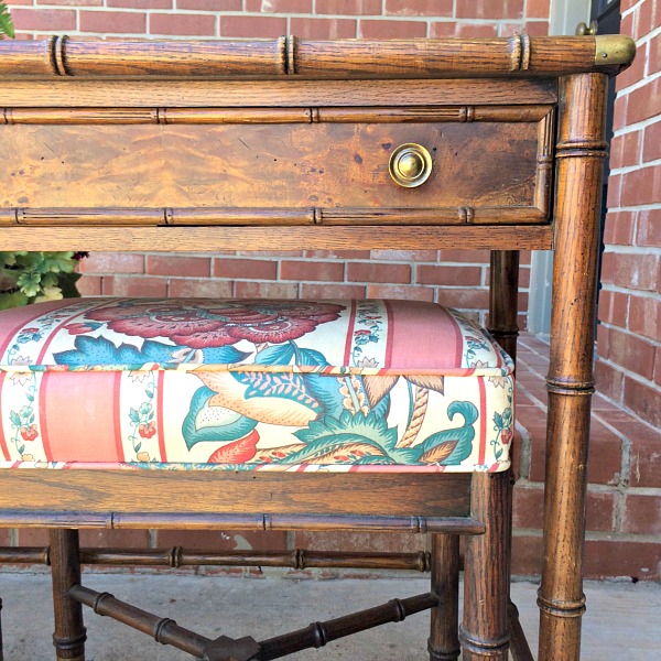 Hekman Bamboo Hall Table With Stools Craigslist Score Dimples