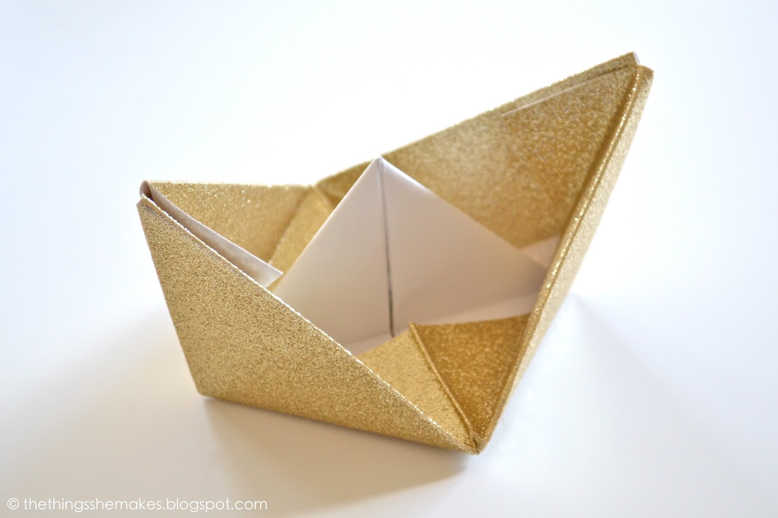 How To Make an Origami Boat Accessory The Things She Makes