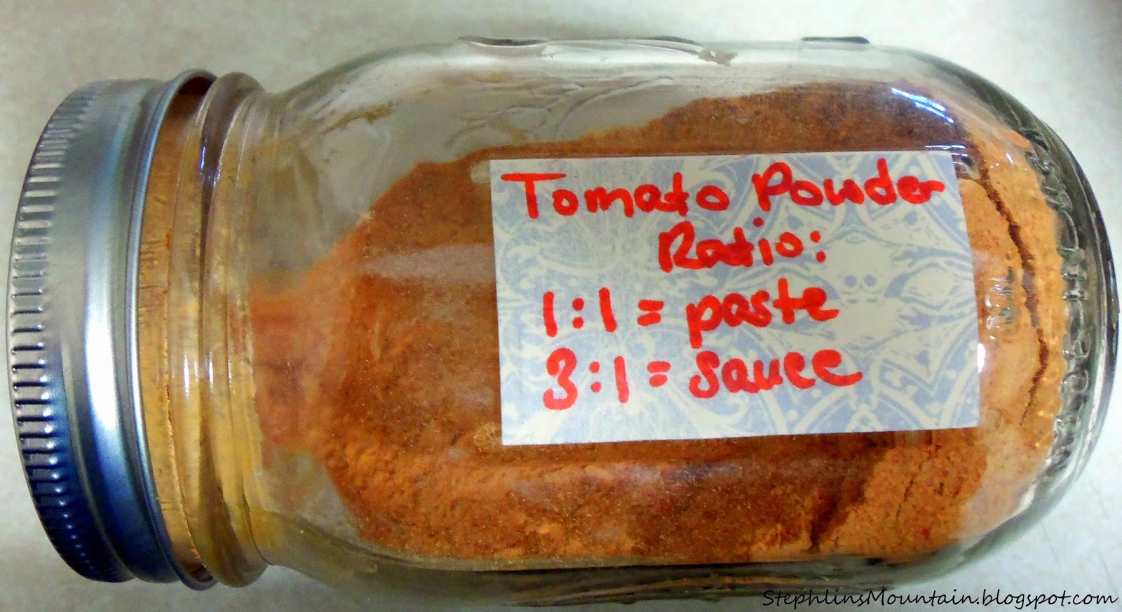 Stephlin's Mountain Turn Tomato Powder into Fresh Tomato Paste. Or