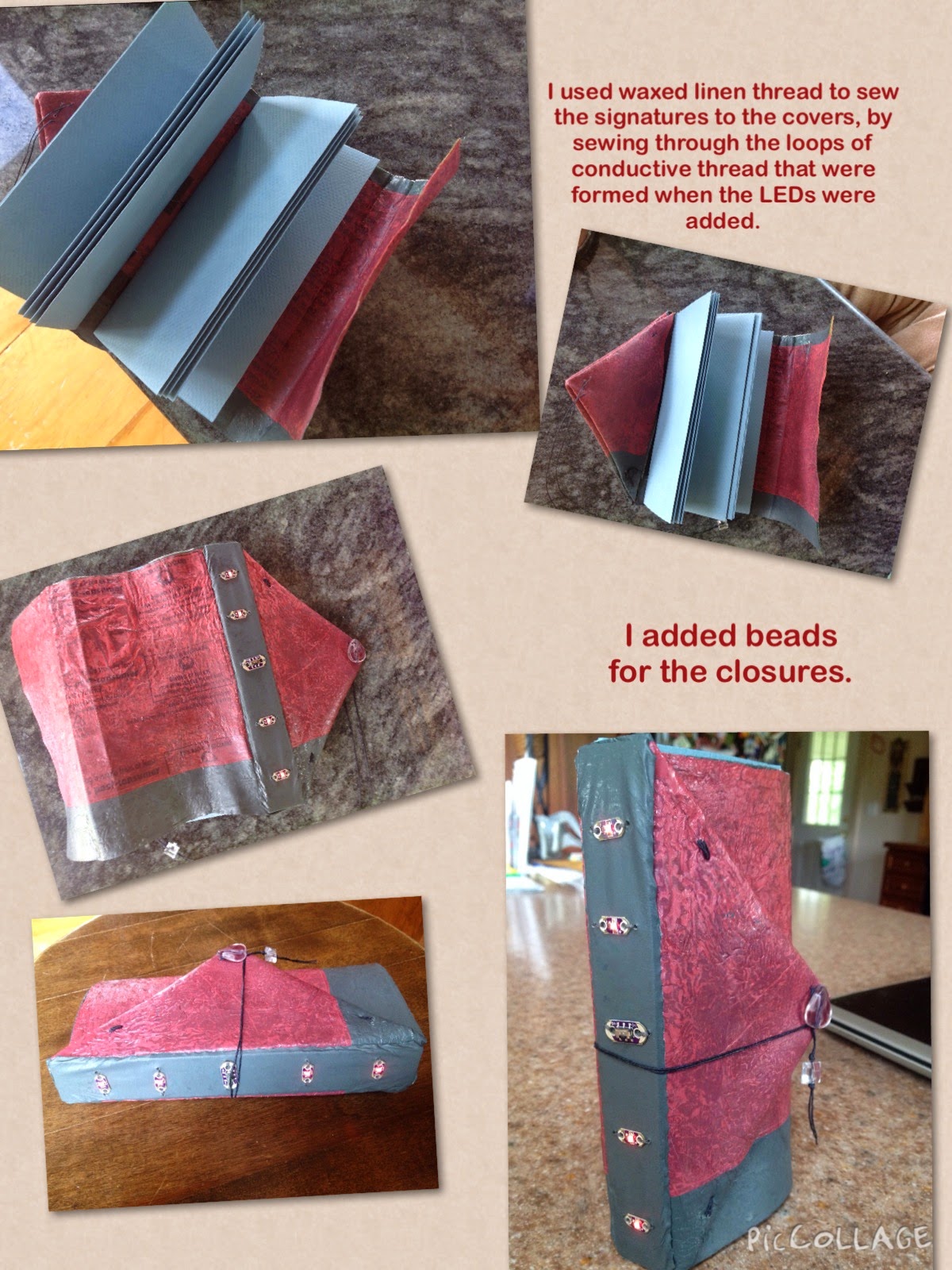 Bling the Book Lightup Wrap Book with a Switch and a Recycled Plastic