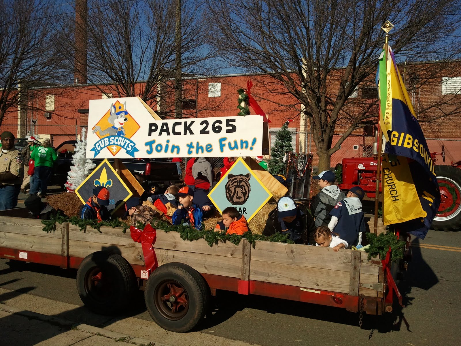 Cub Scouts Pack 265, Gibsonville, NC Holiday Parade a big success