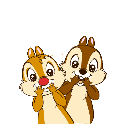 Chip 'n' Dale Pop-Up Stickers