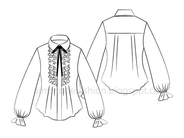 flat sketch shirt
