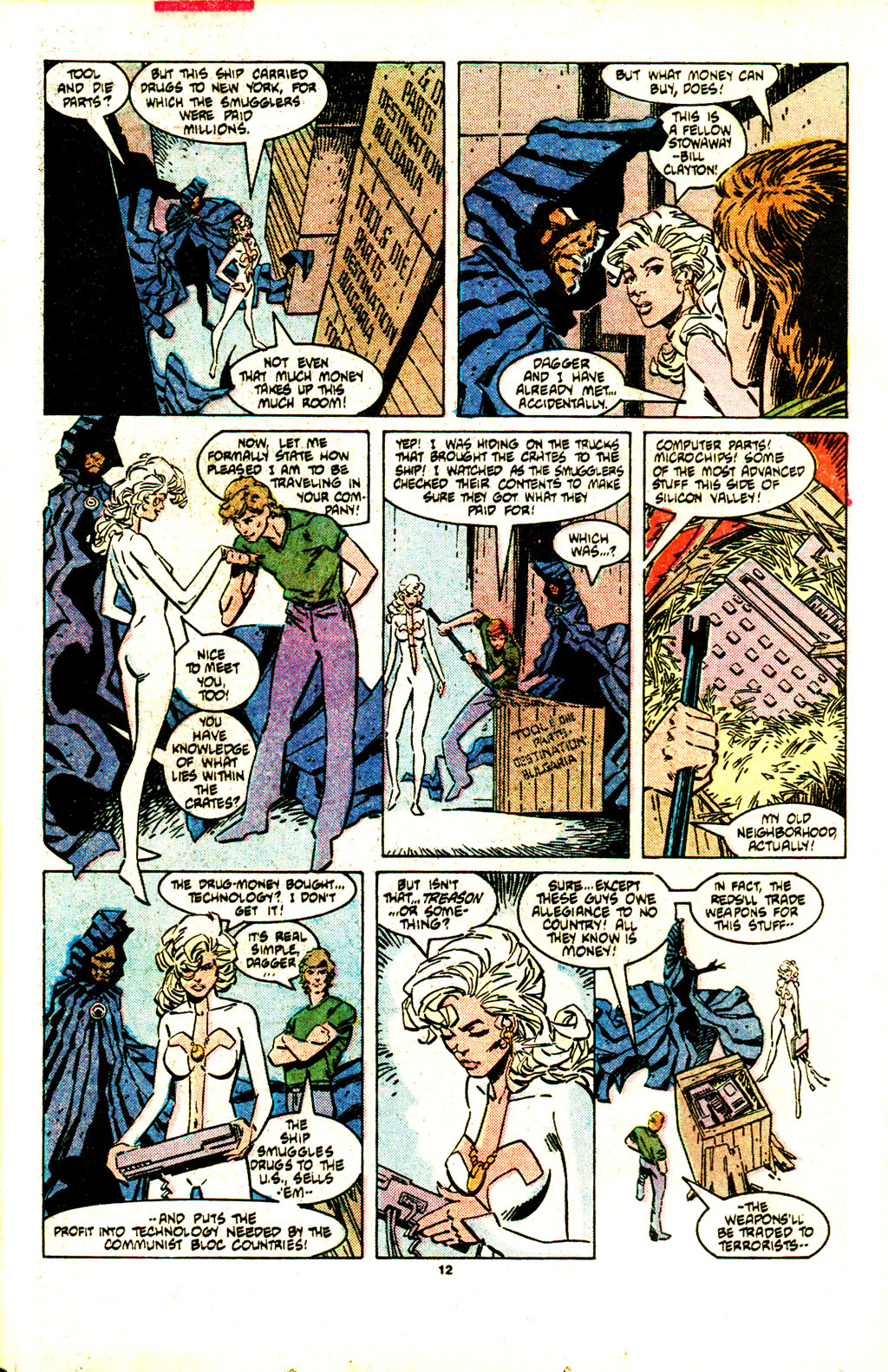 Read online Cloak and Dagger (1985) comic -  Issue #7 - 13