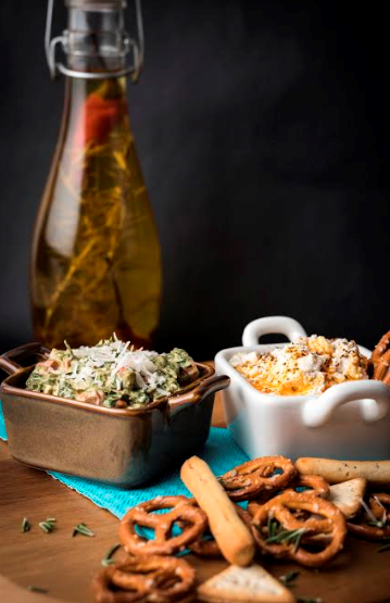 Za’atar & Chilli Oil Ricotta Spread + Artichoke Dip@Foodhall Za’atar & Chilli Oil Ricotta Spread + Artichoke Dip@Foodhall