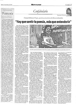 Entrevista en el Diario Notitarde