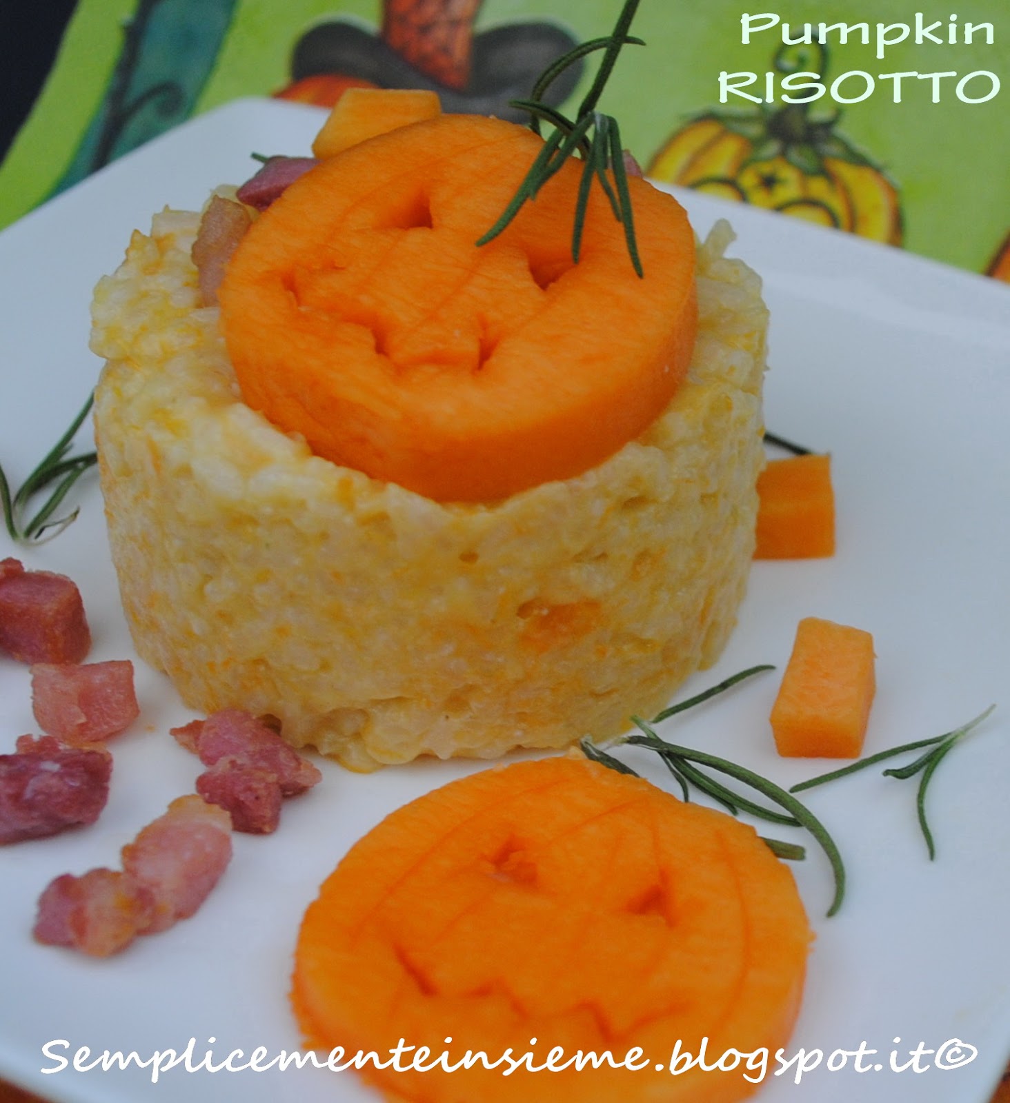 Semplicemente Insieme Risotto alla zucca con pancetta