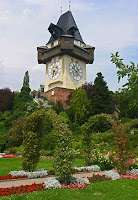 Áustria, unesco, patrimônio, torre, centro, histórico