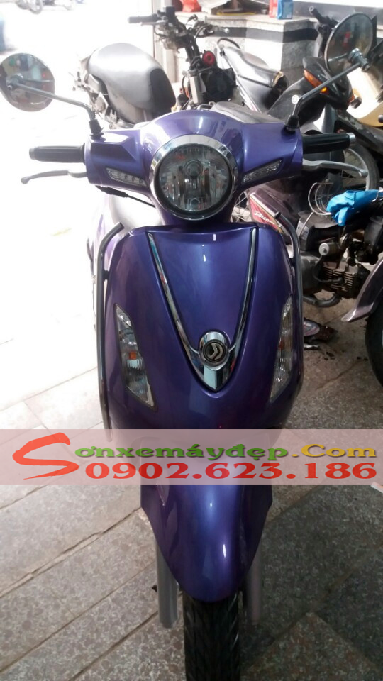 Sơn xe Attila Elizabeth màu tím xanh (tím khoai môn) Sơn xe Attila Elizabeth màu tím xanh (tím khoai môn)