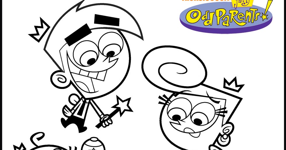 fairy odd parent coloring pages - photo #14