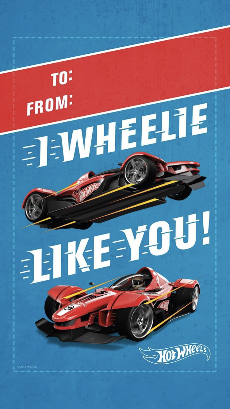 hot wheels valentine's day car 2018