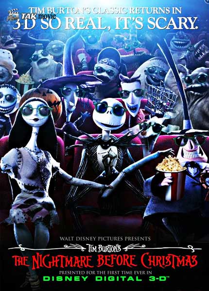 The Nightmare Before Christmas 1993 3D Movies BluRay 1080p
