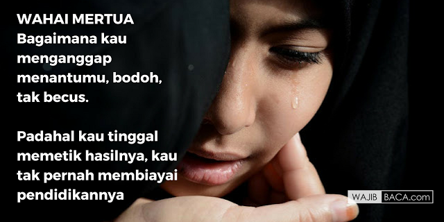 Sikap Mertua Seperti Ini Sama Saja Dengan Menghancurkan
