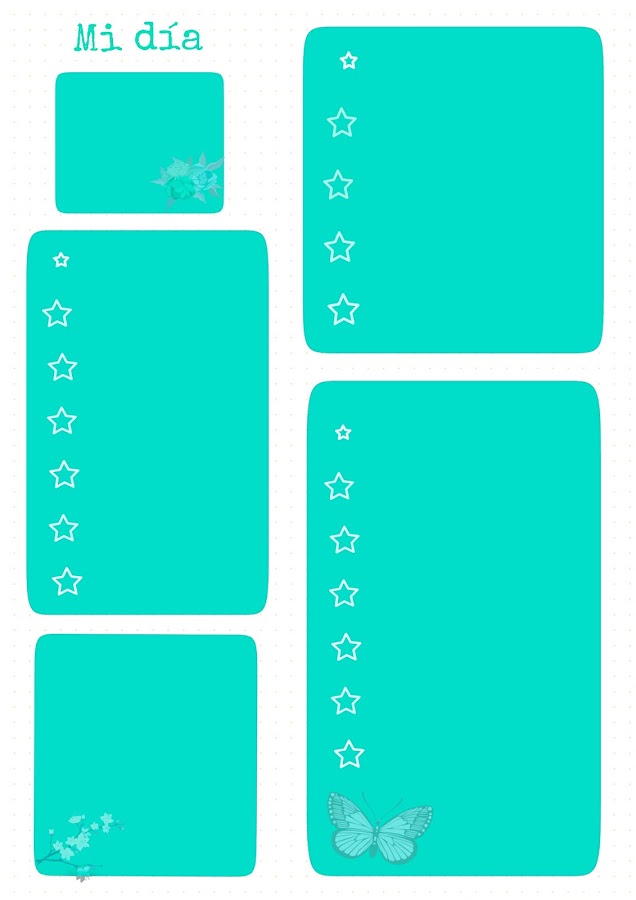 Planificadores para imprimir gratis
