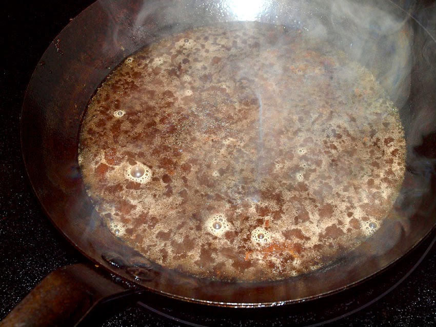 Pellet Smoker Cooking Jowl Bacon, Grits, Red Eye Gravy and Eggs