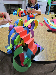 ChumleyScobey Art Room: Paper Line Sculpture