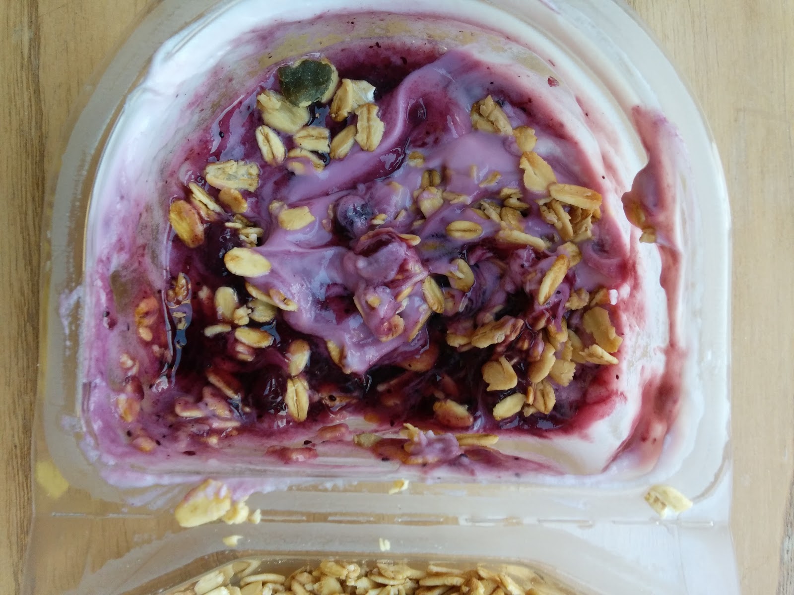 The Excited Eater Marks and Spencer Active Health Blueberry Live Yogurt with Granola
