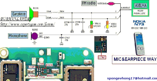 Mobile Repair Solution Diagrams Help: Nokia N73 Charging Solution