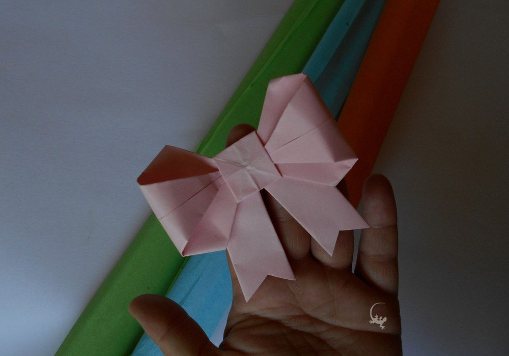 Come fare un fiocco di carta origami Cartolelya
