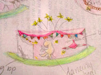 Giffords Circus Cake Sketch