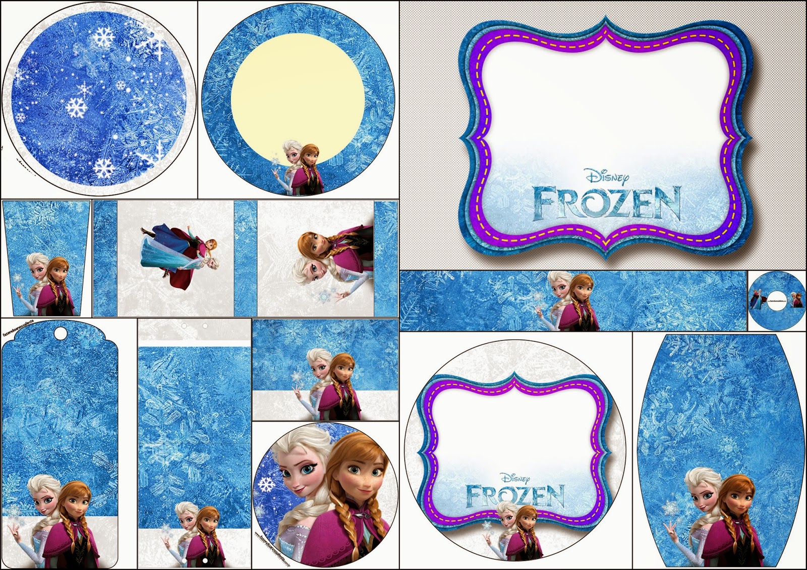 Cumpleaños de Frozen: Etiquetas para Candy Bar para Imprimir Gratis. - Ideas material gratis fiestas y celebraciones Oh My Fiesta!