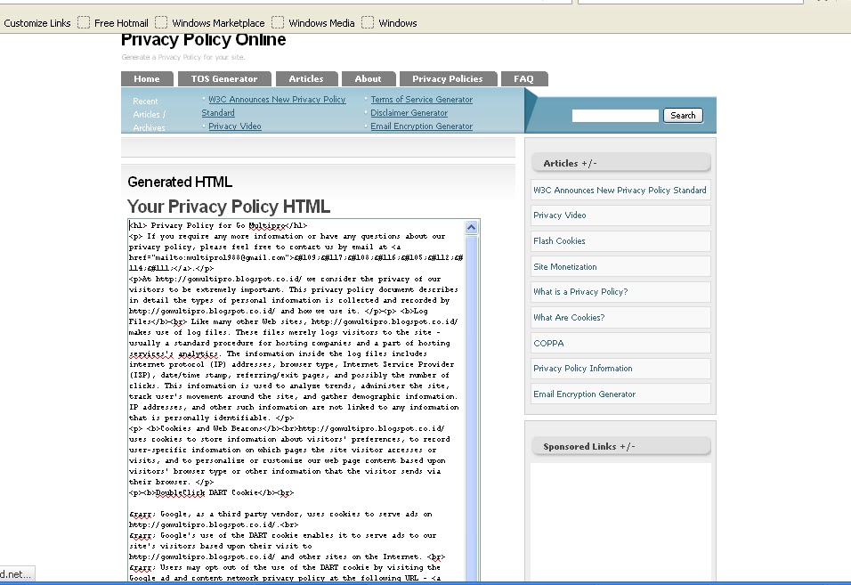Membuat Kebijakan Privasi yang Kuat untuk Google AdSense: Panduan Lengkap