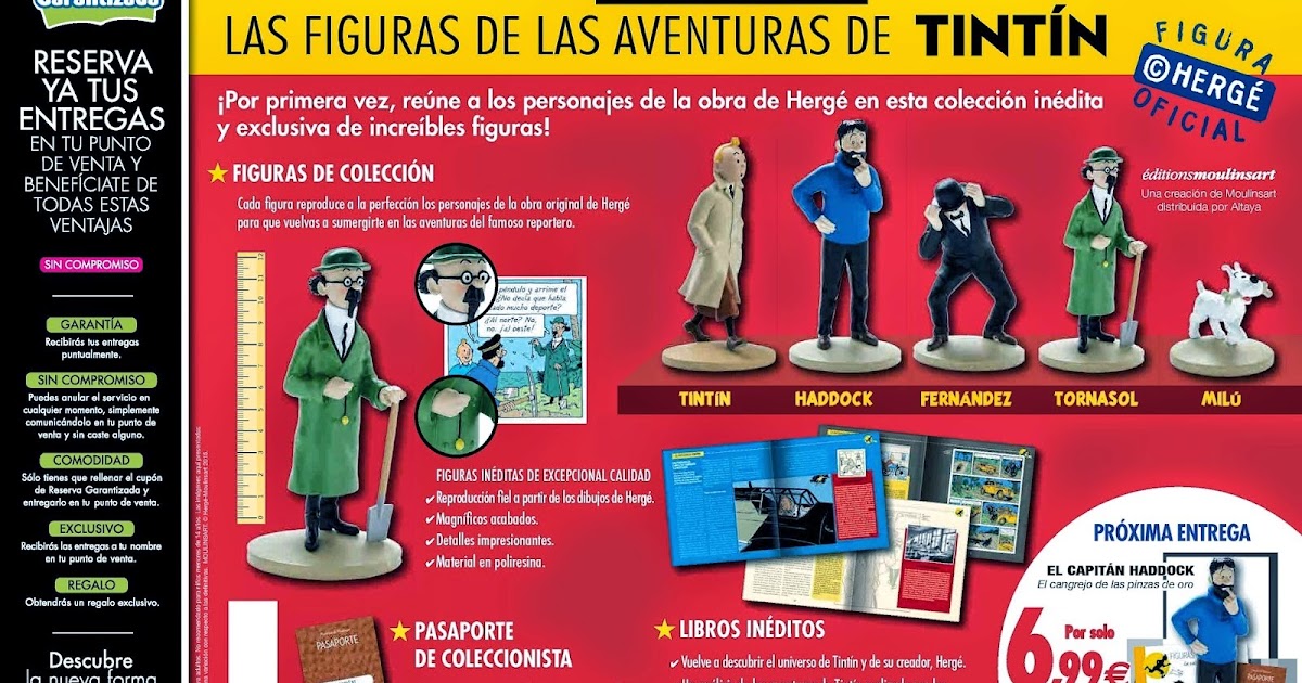 Figura Tintín llevando a Milú - Zap+Zap - Tienda de regalos vintage