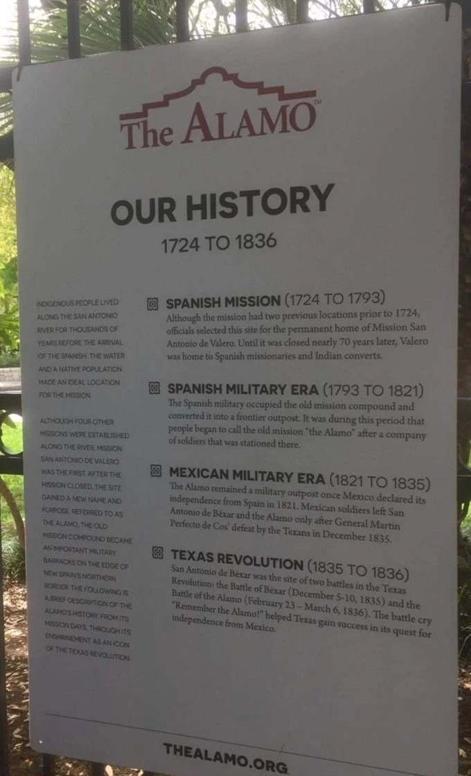 Alamo Missions history