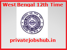 West Bengal 12th Time Table West Bengal 12th Time Table