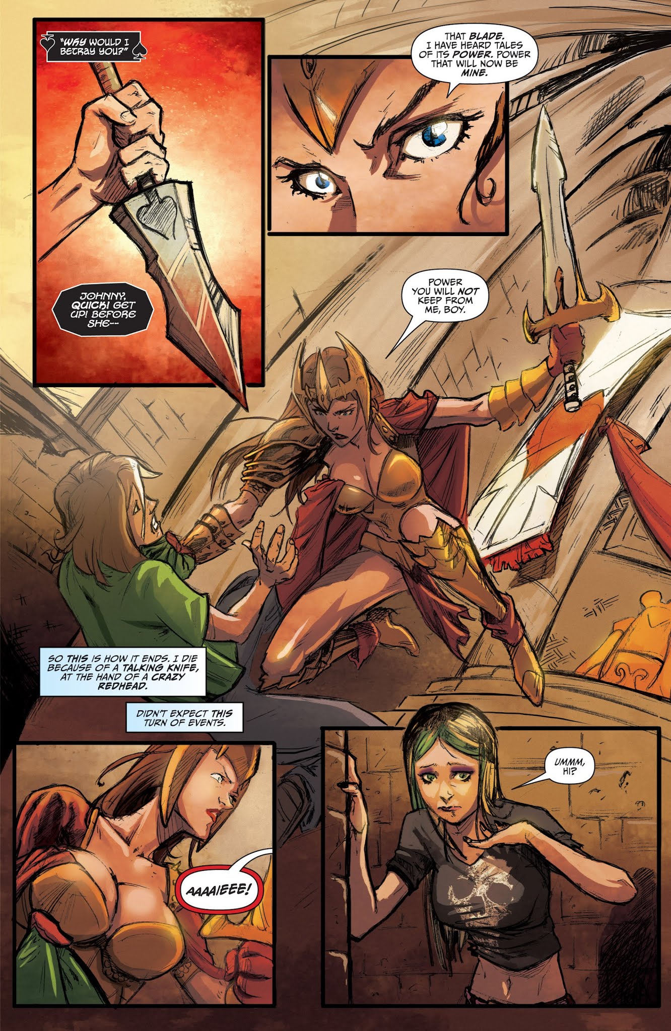 Read online Grimm Fairy Tales presents Wonderland: Through the Looking Glass comic -  Issue #2 - 14