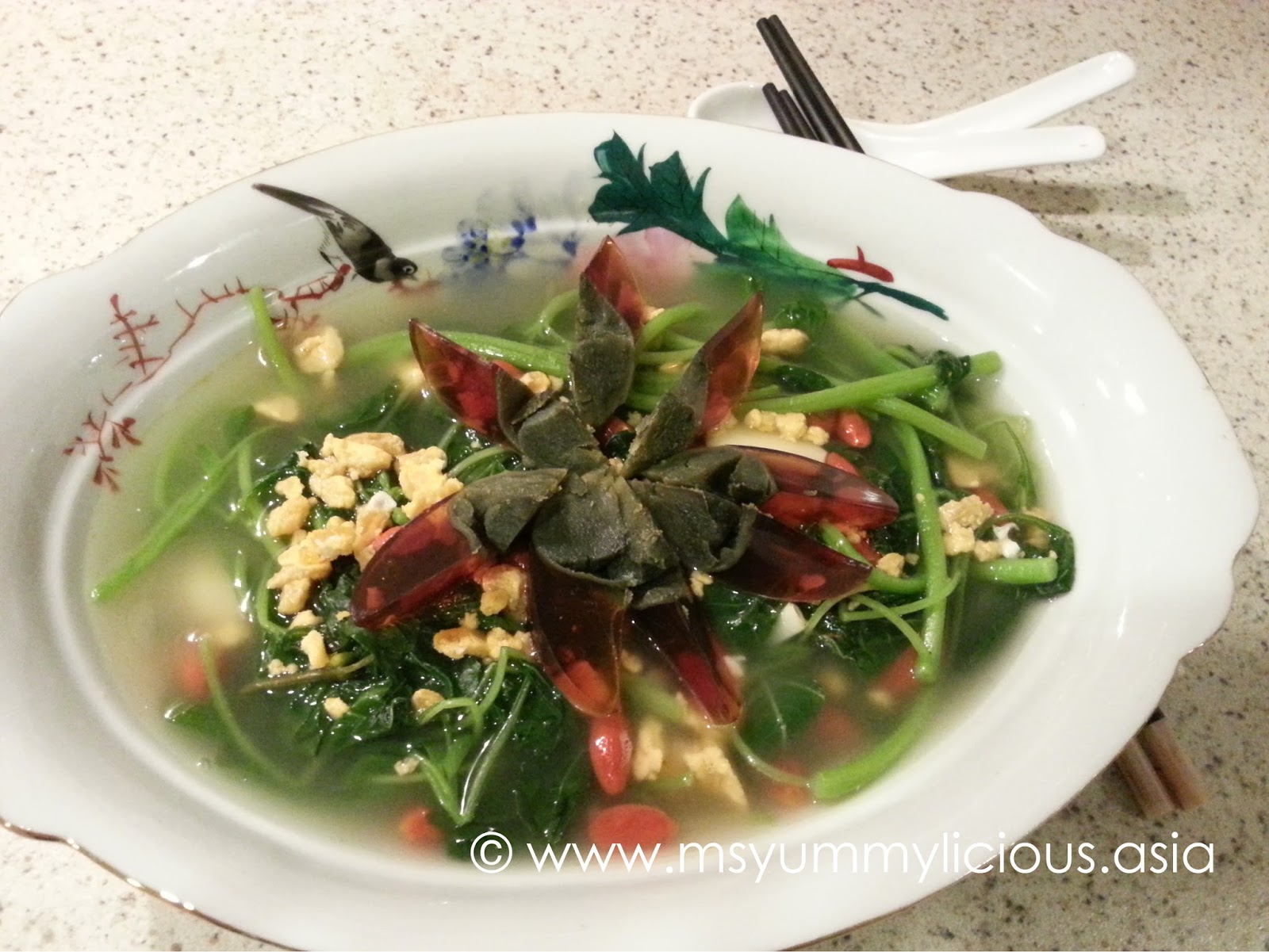 Chinese Spinach in Superior Stock Yummylicious + Babylicious