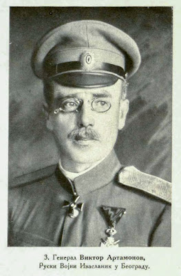 General Viktor Artamonov, Russian Military attache at Belgrade