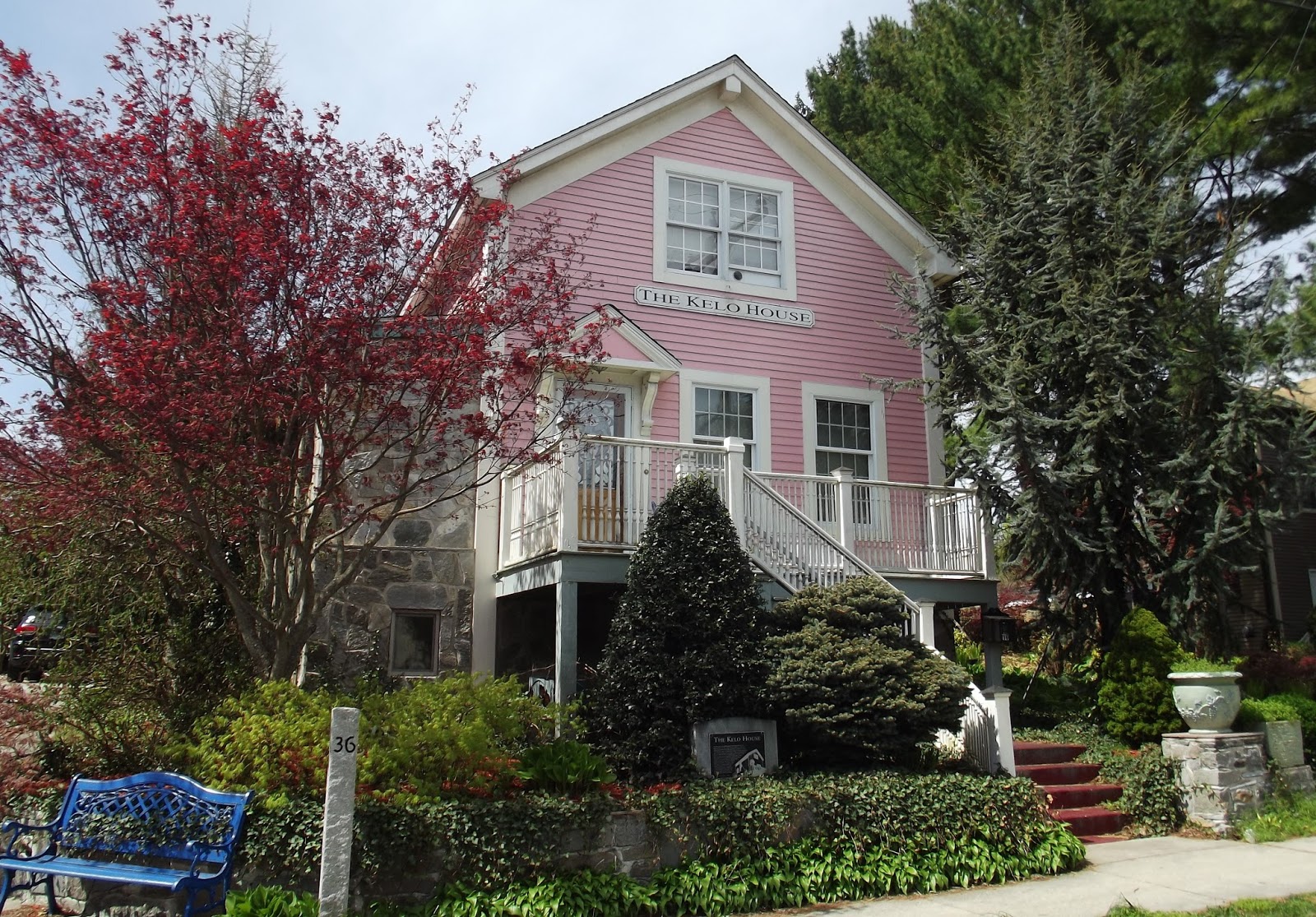 The Old Granite Step The Little Pink House