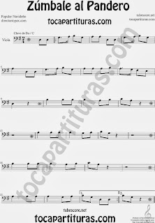 Partitura de Zúmbale al Pandero para Viola by Sheet Music for Viola Music Scores