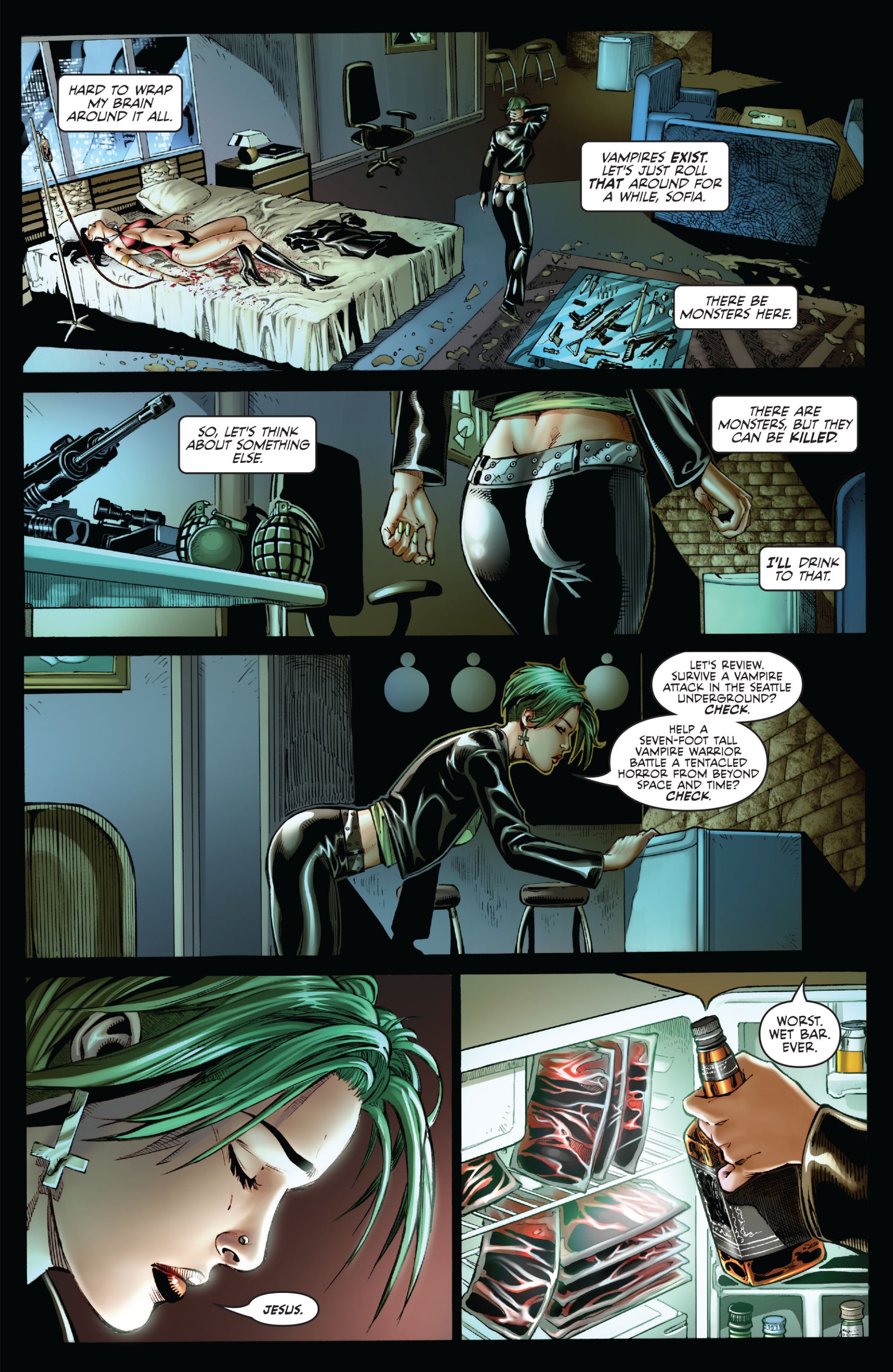 Read online Vampirella (2010) comic -  Issue #7 - 8