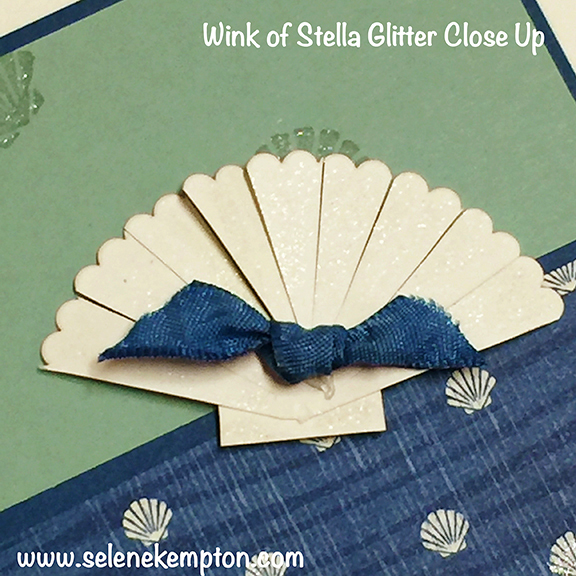 Create with Selene Stampin' Up! Seaside Shore, Seashell Card, Framelit