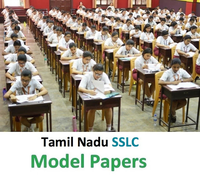 TN SSLC Model Paper 2019 TN SSLC Model Paper 2019