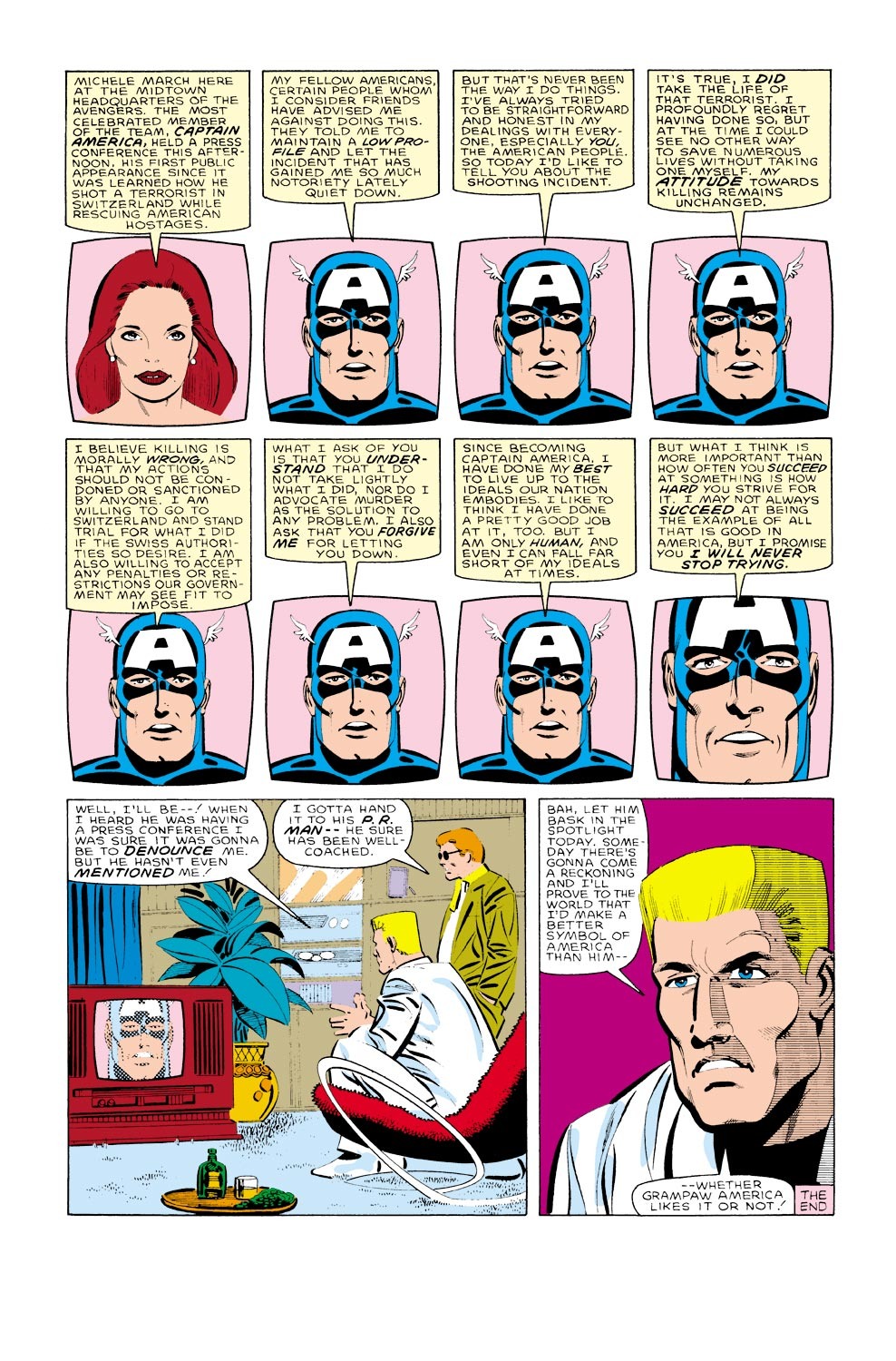 Read online Captain America (1968) comic - Issue #323 - 23
