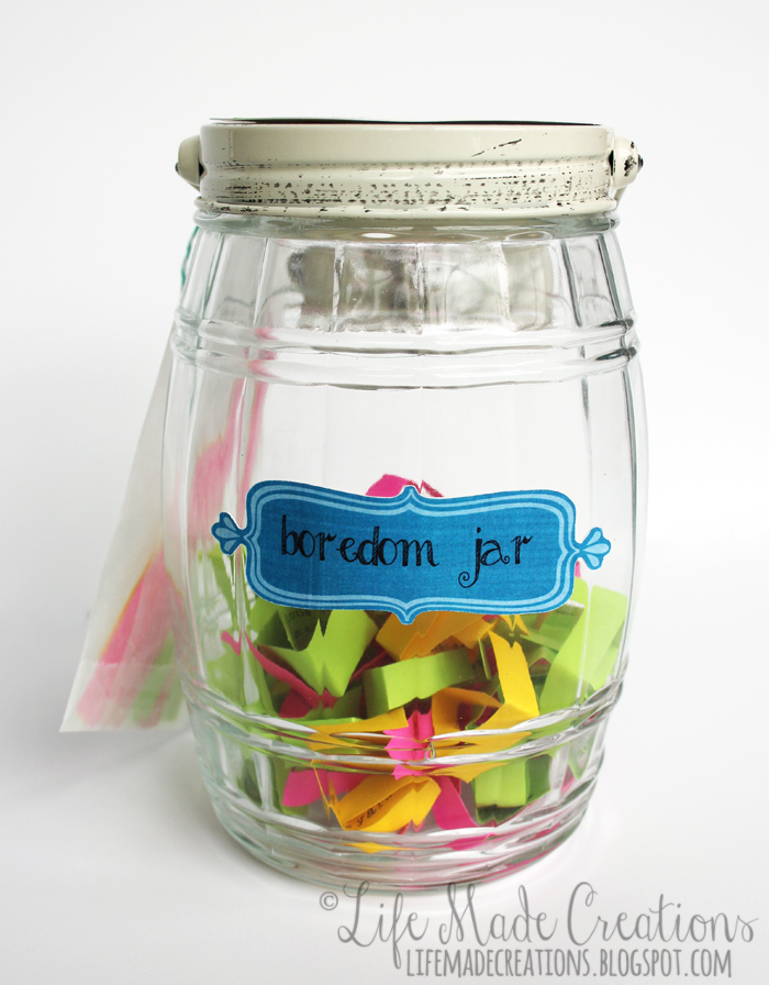 Life Made Creations boredom jar