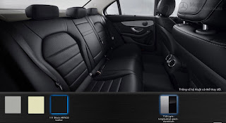Màu nội thất Mercedes C200 2017 Nội thất Mercedes C200 2017 màu Đen 101