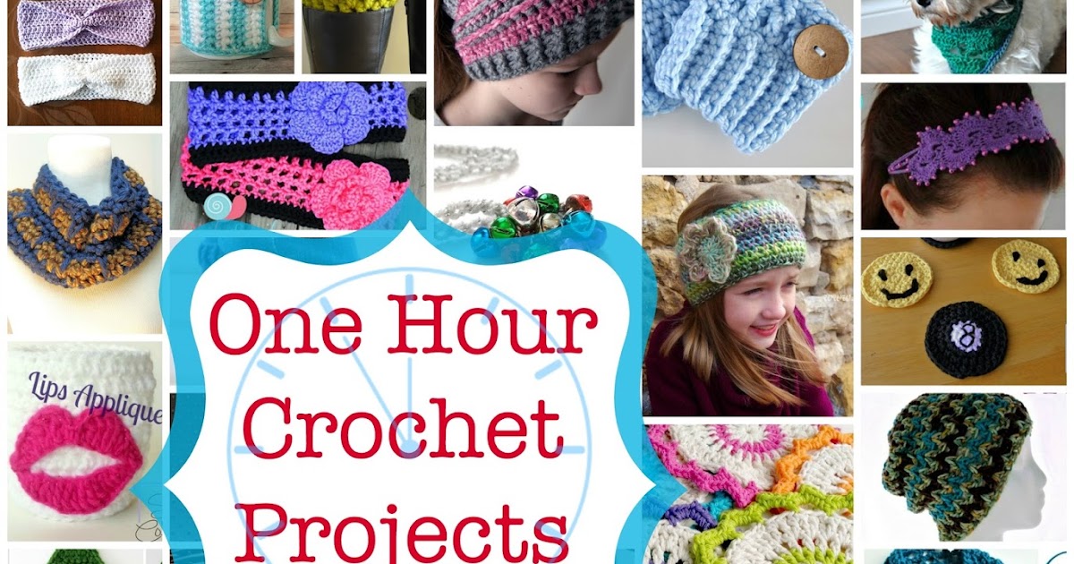 one hour crochet slippers