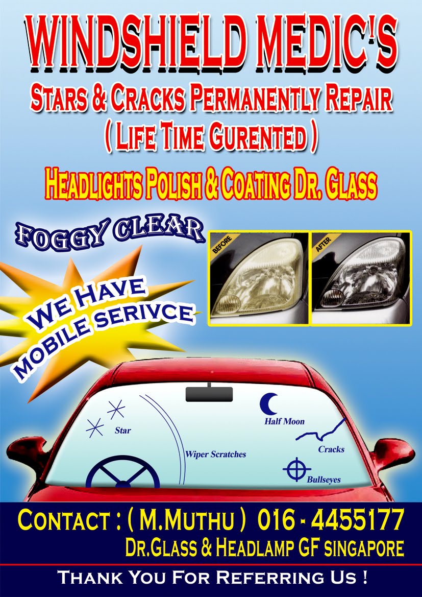 WINDSHIELD AND WINDSCREEN REPAIR IPOH AND TAIPING repair Windshield
